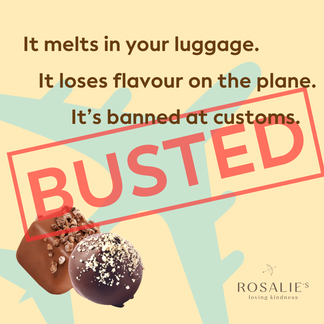 Will chocolate melt in my checked-in luggage? Debunking 3 myths about taking your treats on board